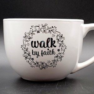 TRISA “Walk By Faith” XL Ceramic Mug